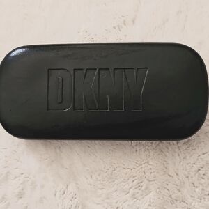 Preowned DKNY Black Glasses Case Sleek Durable Design